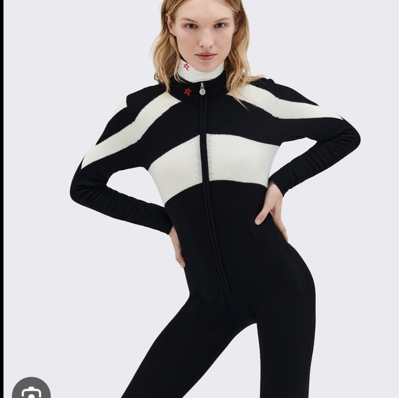 π₯ Perfect Moment Tignes Chevron Suit Ski Perfect Moment Knit Jumpsuit Star - Picture 5 of 16